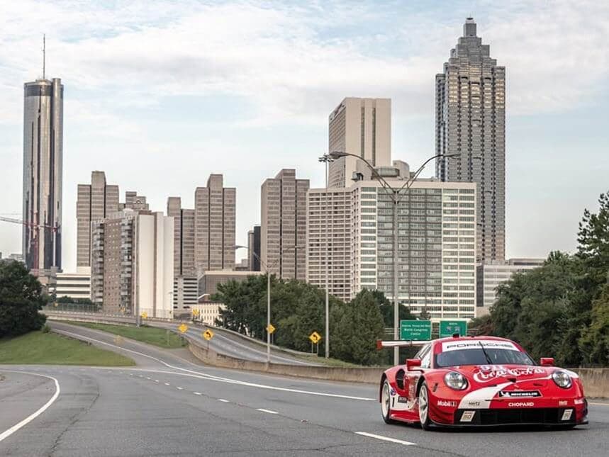 Take your new Porsche for a drive and enjoy Atlanta